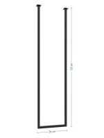 Decken-Handtuchhalter einzeln XS - Image 3