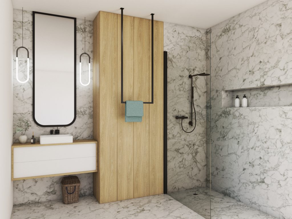 Decken-Handtuchhalter einzeln S - Image 3