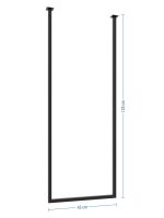 Decken-Handtuchhalter einzeln S - Image 4