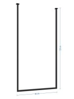 Decken-Handtuchhalter einzeln M - Image 4