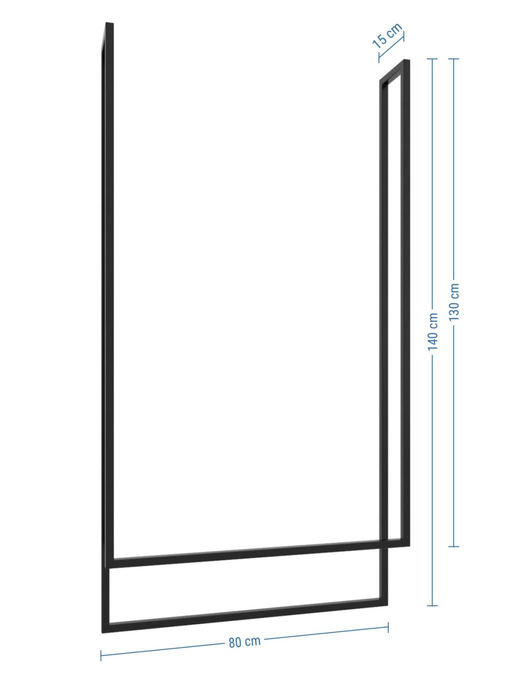 Decken-Handtuchhalter Long doppelt L - Image 4
