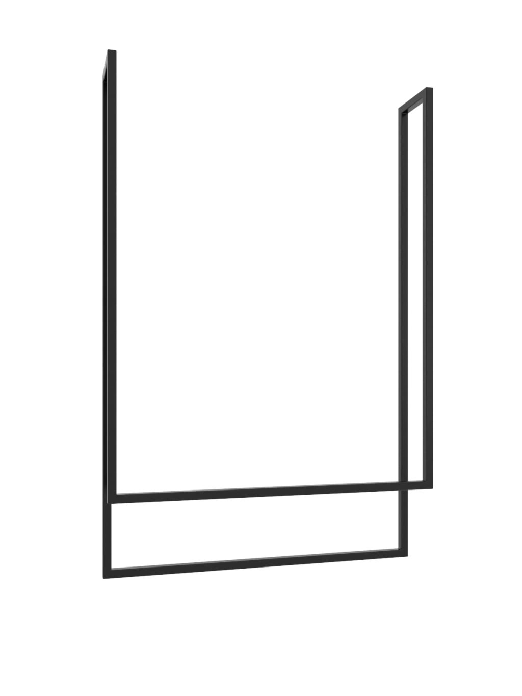 Decken-Handtuchhalter doppelt L - Image 2