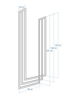 Decken-Handtuchhalter Long dreifach M - Image 4