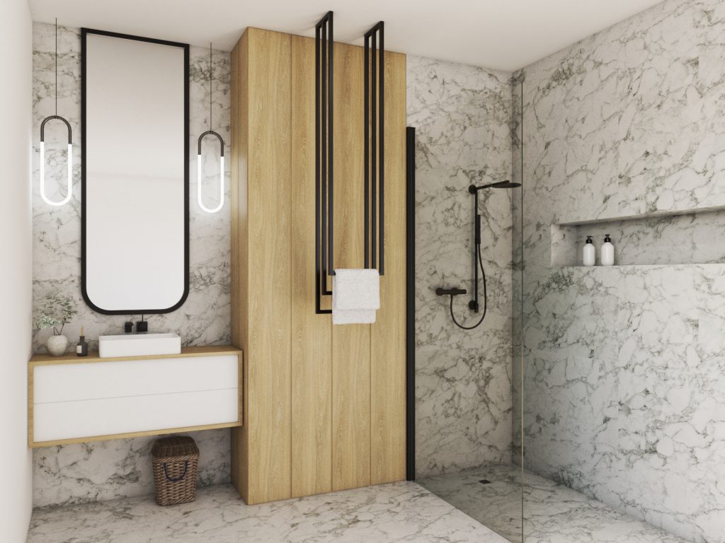 Decken-Handtuchhalter Long dreifach XS - Image 3