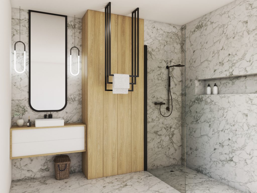 Decken-Handtuchhalter dreifach S - Image 3