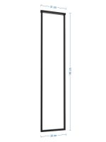 Decken-Handtuchhalter einzeln Lang zum Gipskarton XS - Image 4