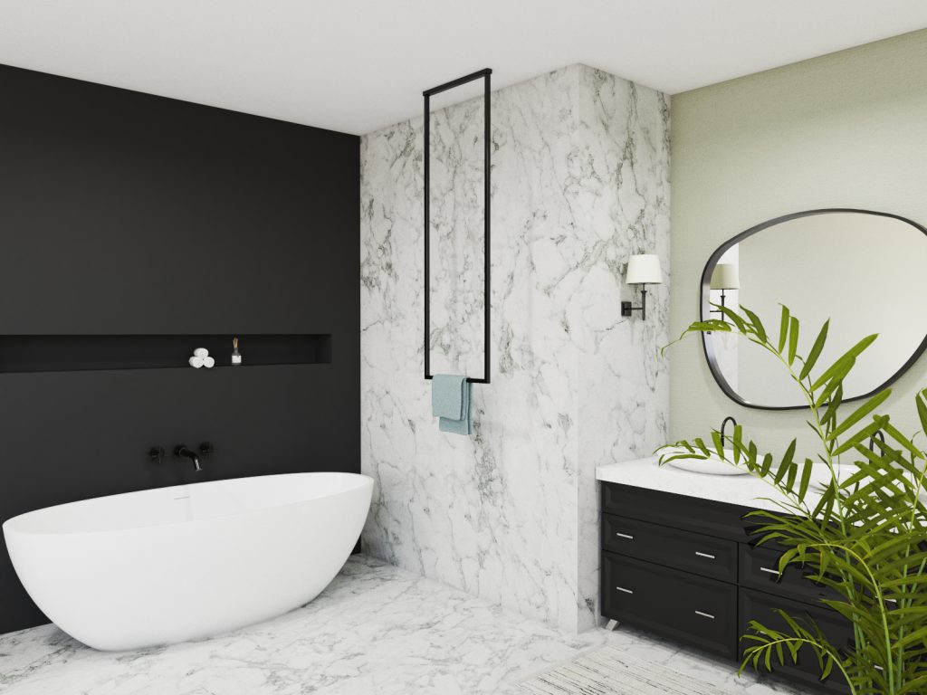 Decken-Handtuchhalter einzeln Lang zum Gipskarton S - Image 3