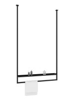 Decken-Handtuchhalter Lang mit Fach L