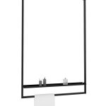 Decken-Handtuchhalter mit Fach L