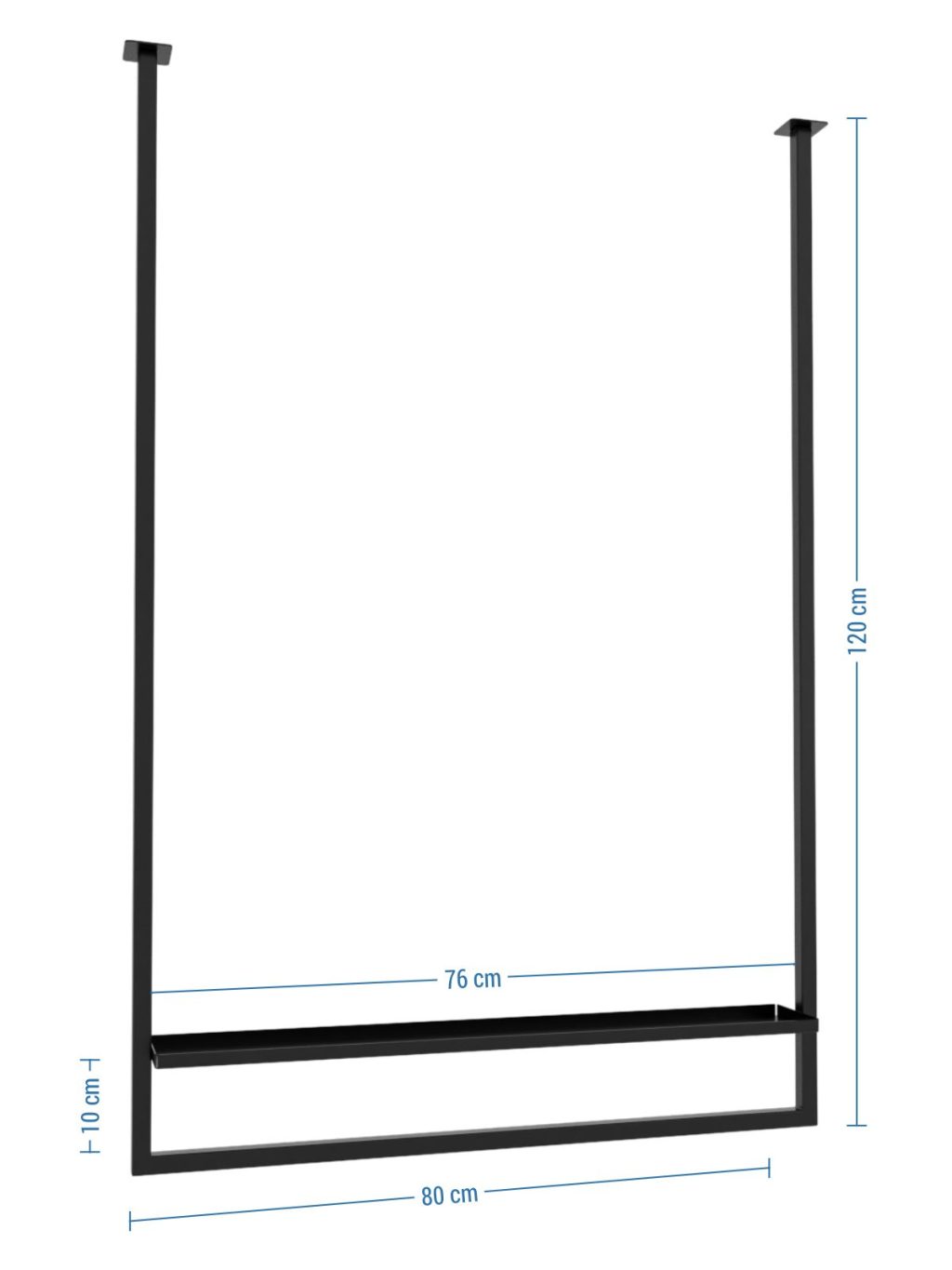 Decken-Handtuchhalter mit Fach L - Image 4