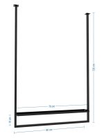 Decken-Handtuchhalter mit Fach L - Image 4