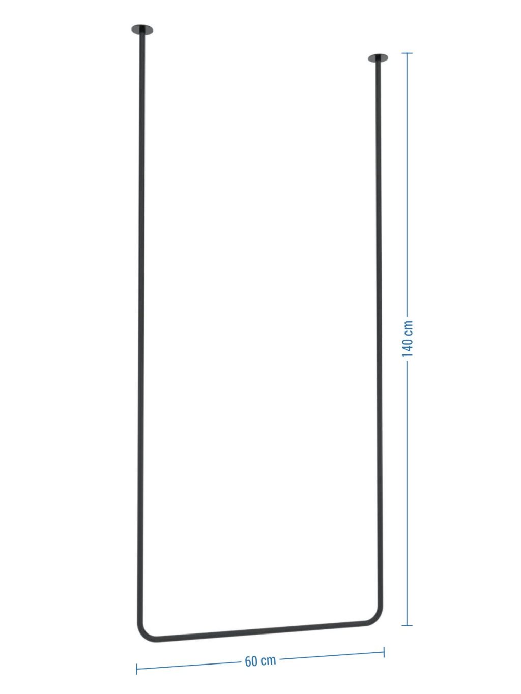 Decken-Handtuchhalter einzeln Tube Lang M - Image 4