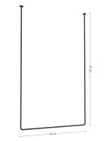 Decken-Handtuchhalter einzeln Tube Lang L - Image 4