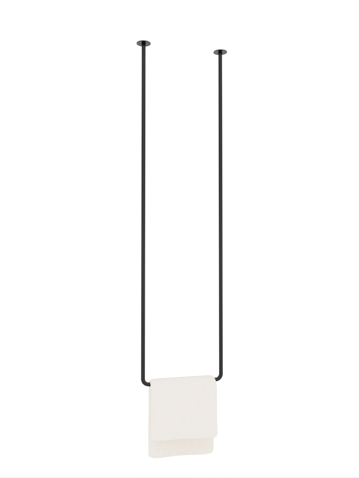 ws-r-1-30-xs-cza-sym1 Decken-Handtuchhalter einzeln Tube XS - Image 1