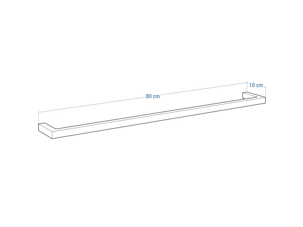 Wand-Handtuchhalter einzeln L - Image 4