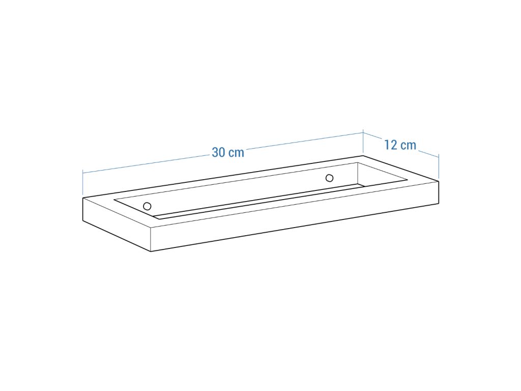 Wand-Handtuchhalter einzeln B Edelstahl XS - Image 5
