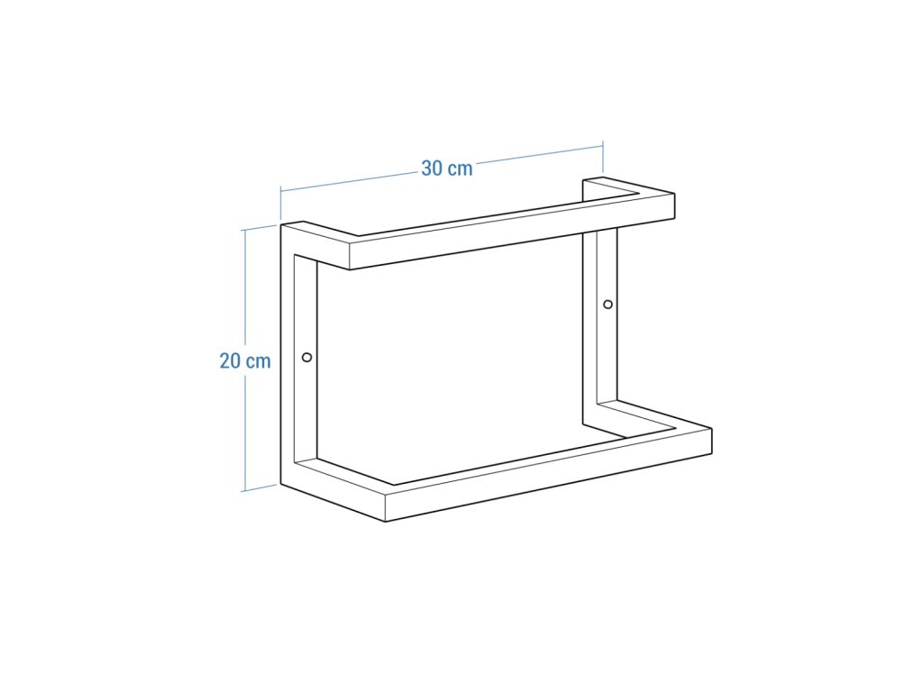 Wand-Handtuchhalter doppelt XS - Image 4