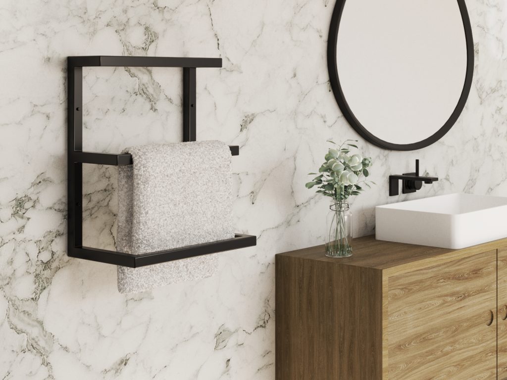 Wand-Handtuchhalter dreifach XS - Image 3