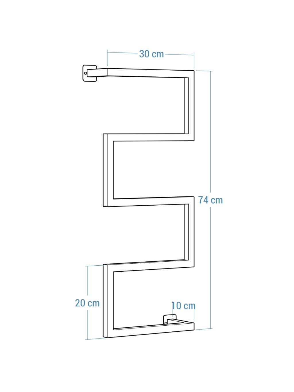 Wand-Handtuchhalter Long Loft XS - Image 4