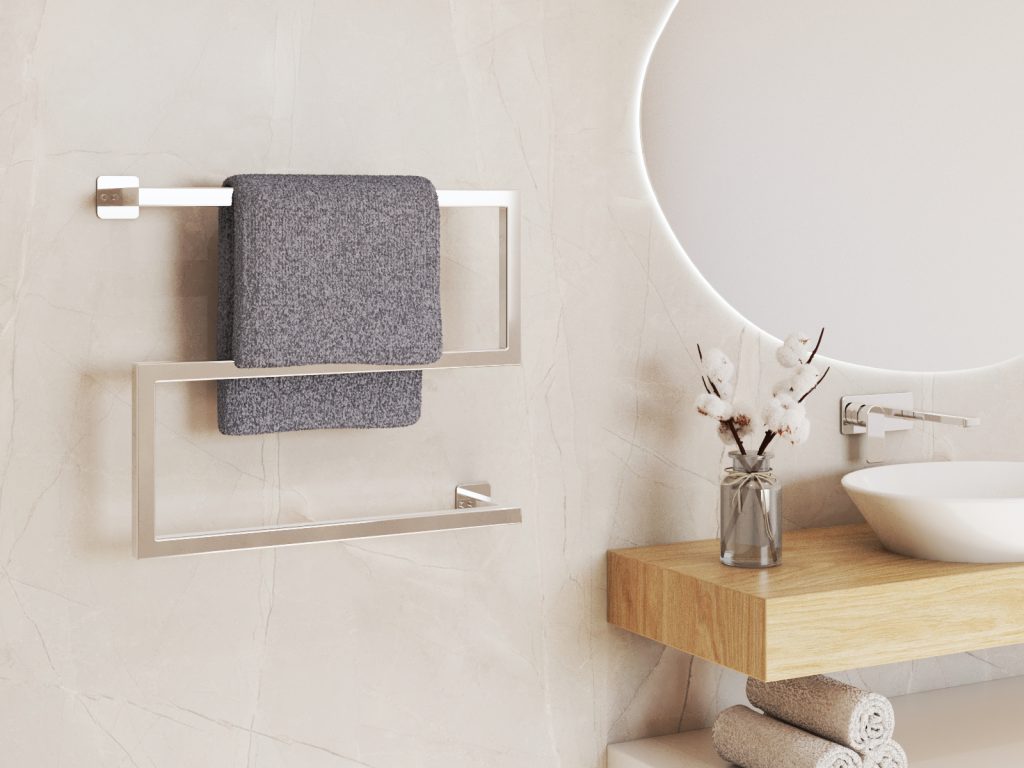 Wand-Handtuchhalter Loft Edelstahl S - Image 3