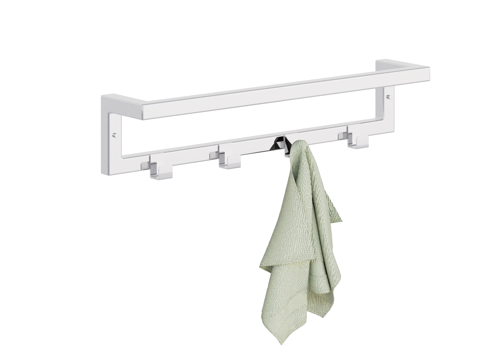 wsc-z-np-45-s-sym1 Wand-Handtuchhalter mit Haken Edelstahl S - Image 1