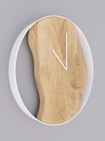 Wanduhr Holz in Metall Loft 40 cm - Image 5