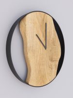 Wanduhr Holz in Metall Loft 40 cm - Image 3