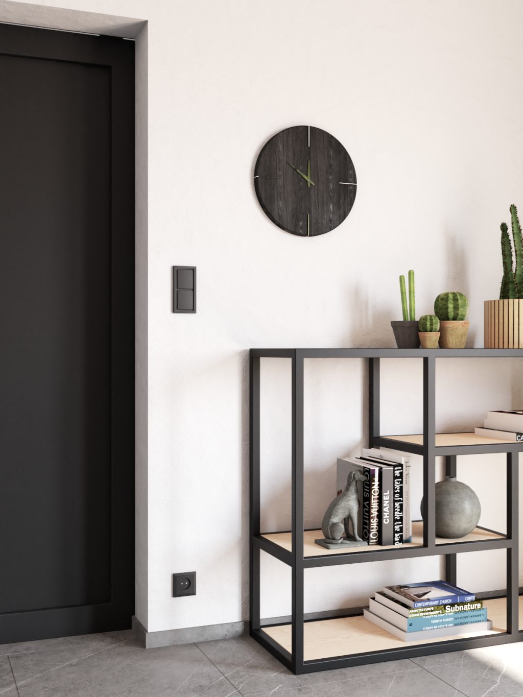 Wanduhr Holz Atro 40 cm - Image 2