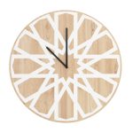 Wanduhr Holz mit Aufdruck Ado 40 cm