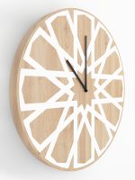 Wanduhr Holz mit Aufdruck Ado 40 cm - Image 2