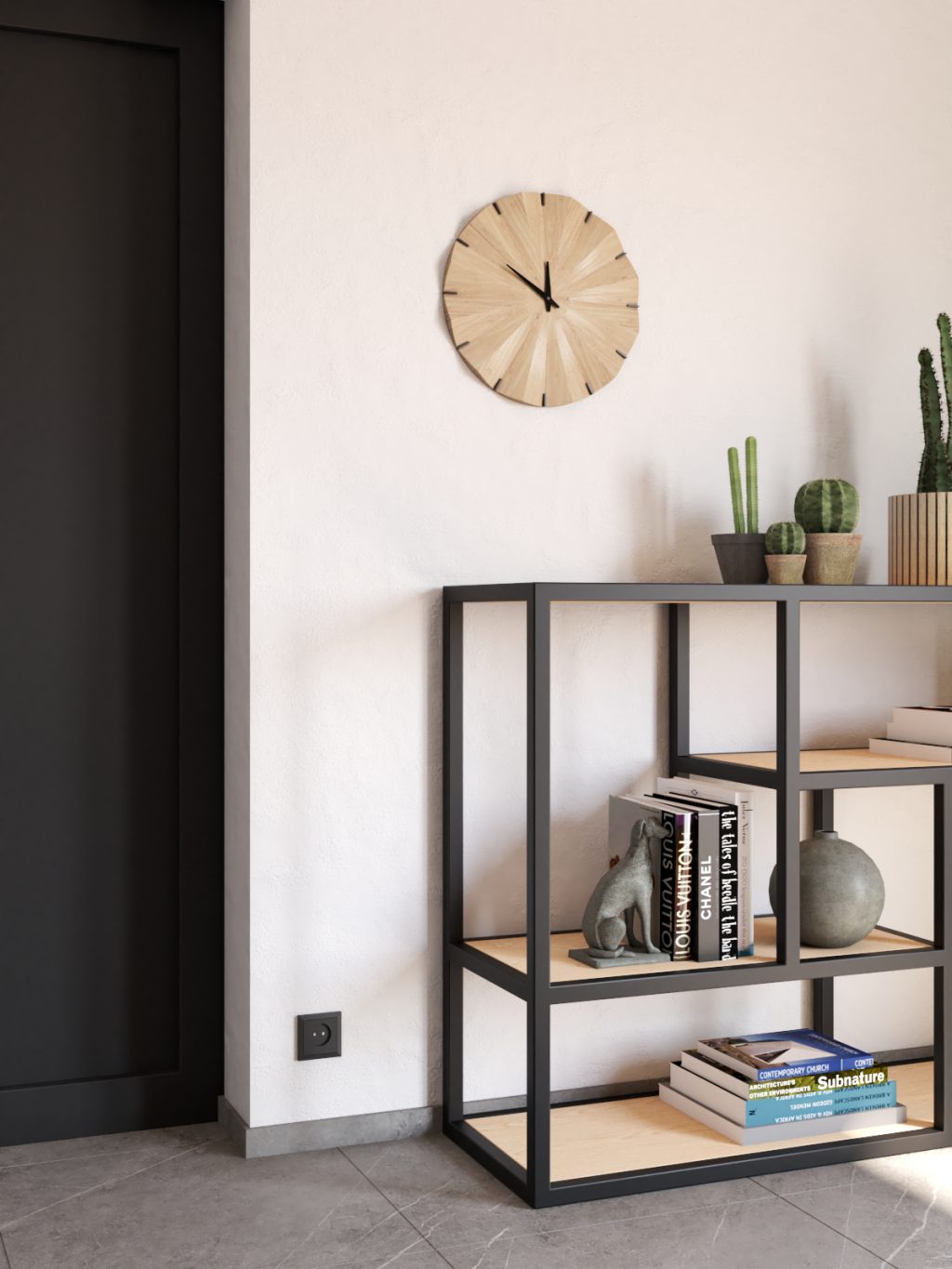 Design Wanduhr Holz Kalasi 40 cm - Image 2