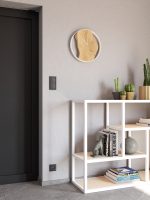 Wanduhr Holz in Metall Loft 40 cm - Image 4