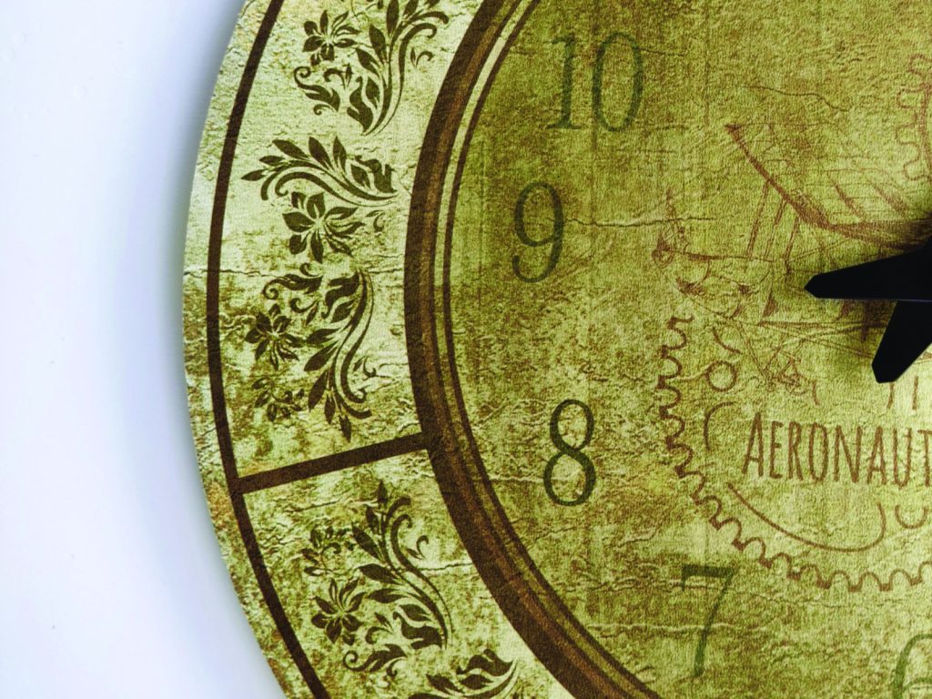 Wanduhr gold hell 60 cm - Image 3