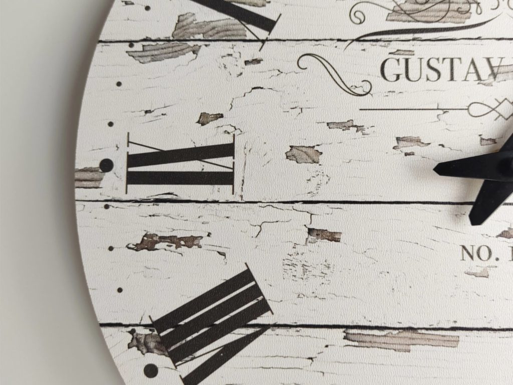 Wanduhr groß Brett 80 cm - Image 2