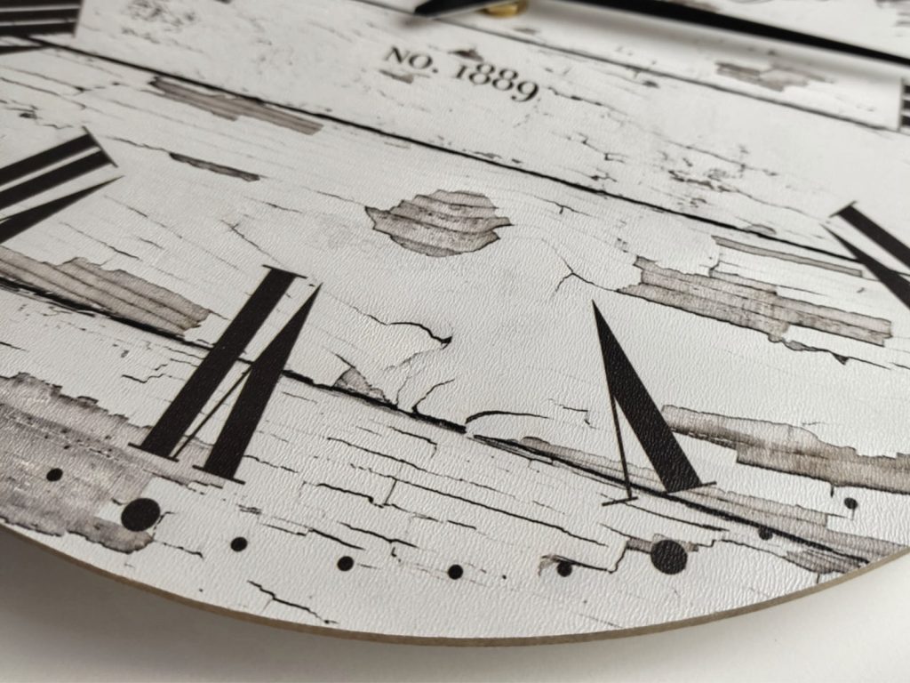 Wanduhr groß Brett 80 cm - Image 3