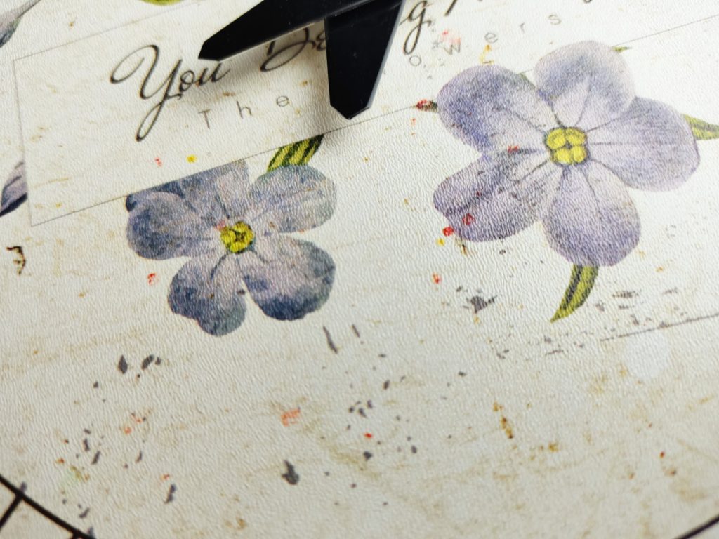 Wanduhr Veilchen 30 cm - Image 2