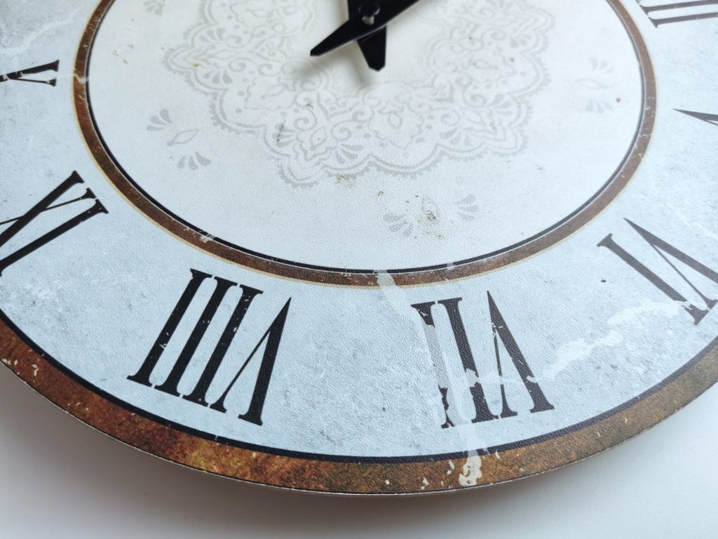 Hängeuhr Blau hell 30 cm - Image 3