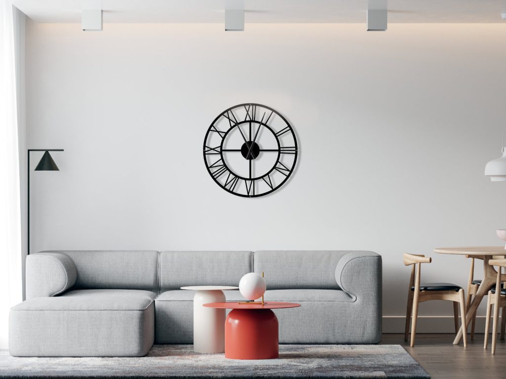 Metalluhr Roma loft 50 cm - Image 3