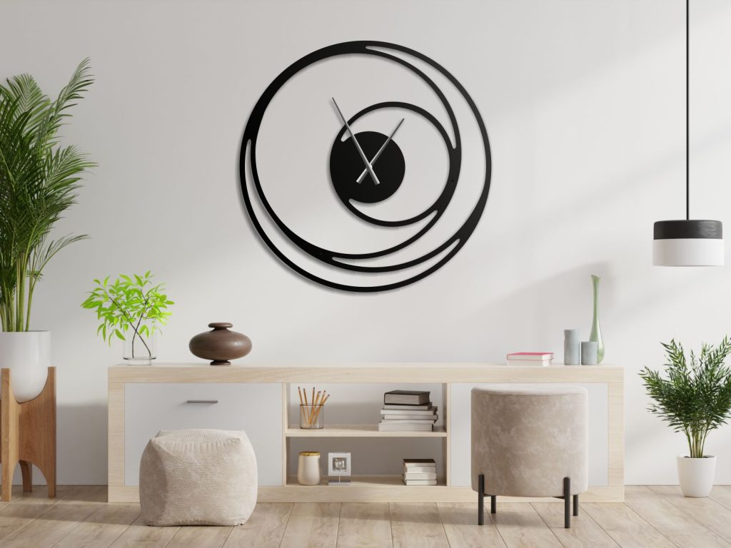 Wanduhr Spirale 100 cm - Image 3