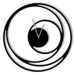 Metalluhr Spirale 50 cm