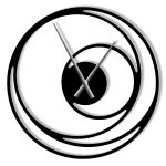 Wanduhr Spirale 70 cm