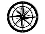 Wanduhr Windrose 40 cm