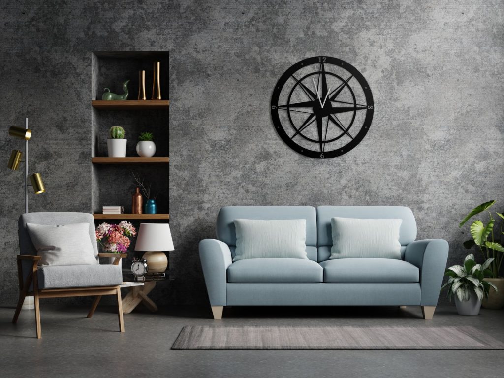 Metalluhr Windrose 50 cm - Image 5