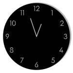 Metalluhr Classic 50 cm