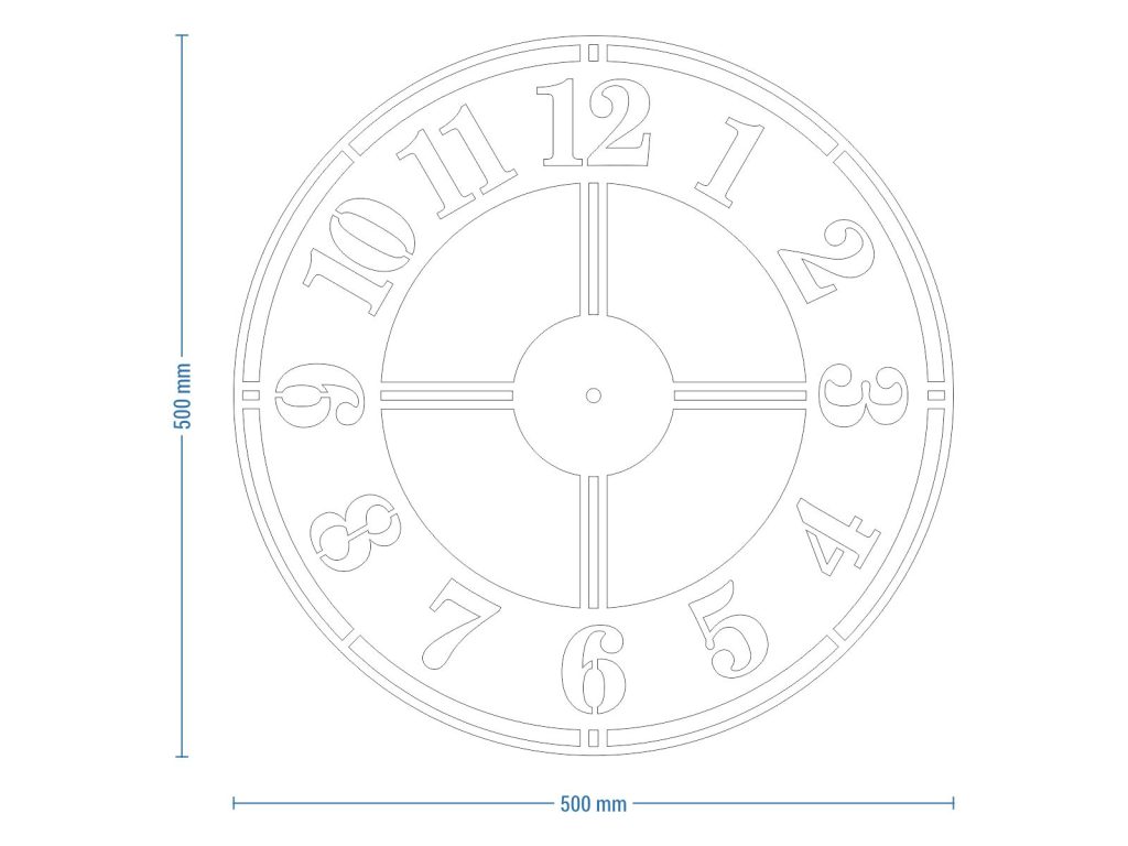 Wanduhr Metall Classic II 50 cm - Image 3