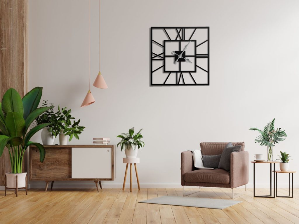 Wanduhr Metall groß Plaza 80 cm - Image 2