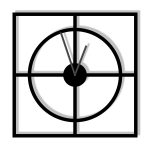 Wanduhr Simple 40 cm