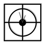 Wanduhr Simple 50 cm