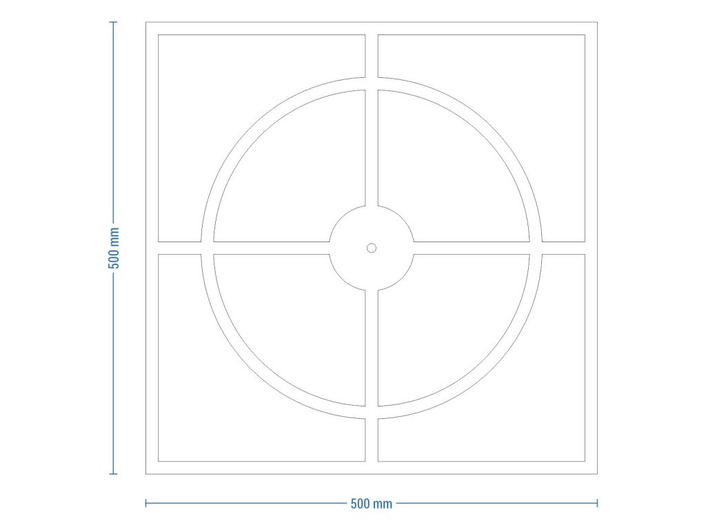 Wanduhr Simple 50 cm - Image 5